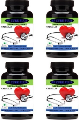 Vitara Healthcare BP Cure Plus Capsule For Blood Pressure Control (Pack Of 4)(4 x 30 No)