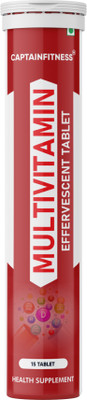CaptainFitness Multivitamin with Minerals Effervescent Tablets|o10|(15 Tablets)