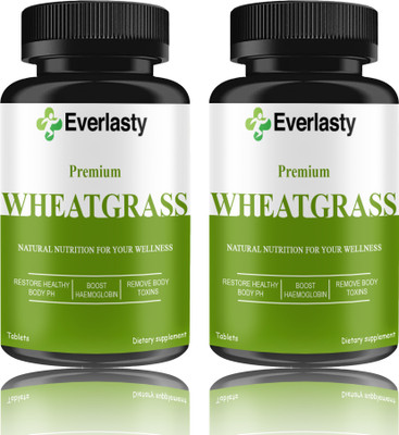 Everlasty Wheatgrass 800 mg Tablets (D276)(2 x 60 Tablets)