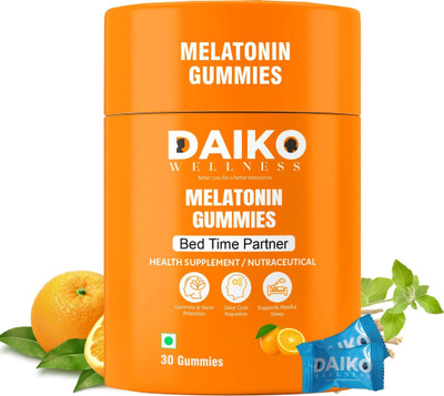DAIKO WELLNESS Sleep Gummies for Women & Men|Deep Sleep, Anxiety & Stress Relief(30 mg)