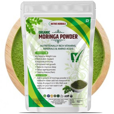 AktiveHerbals Organic Moringa Tablets Organic Superfood Improves Digestion & Overall Health(100 g)