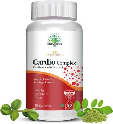 Healthy Nutrition Cardio Complex with Arjuna Extract & Coenzyme Q10 Support Heart Health(90 Capsules)