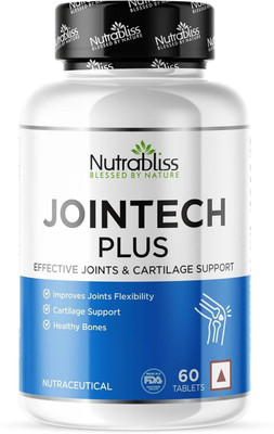 Nutrabliss Jointech Plus Care Calcium Citrate Malate Calcium, improves Bone Density(60 Tablets)