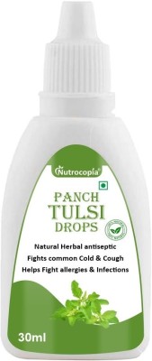 NUTROCOPIA Panch Tulsi Drops - Boost Immunity, Cough & Cold Relief (30ml)(30 ml)