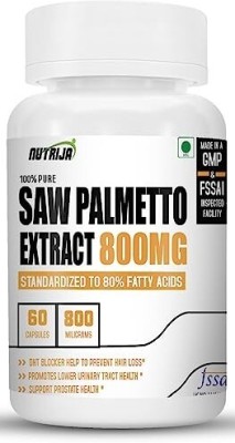 NutriJa Saw Palmetto Extract 800MG Capsules(60 Capsules)