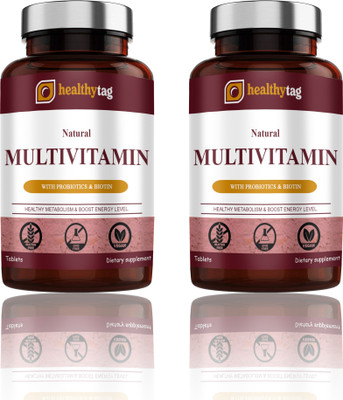 Healthy Tag The Real Vitamin Multivitamin Tablets (K261)(2 x 60 Tablets)
