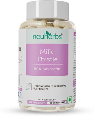 Neuherbs Milk Thistle with 800 mg of Silymarin for healthy Liver(60 Tablets)