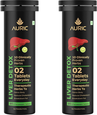 Auric Liver Detox Effervescent(2 x 20 Tablets)