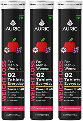 Auric Get Slim Effervescent(3 x 20 Tablets)