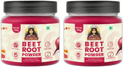 Nairuti Vyutpadan Beetroot Powder 300g x 2 | Natural & Pure | Skin Glow, Detox & Nutrition Booster(2 x 300 g)