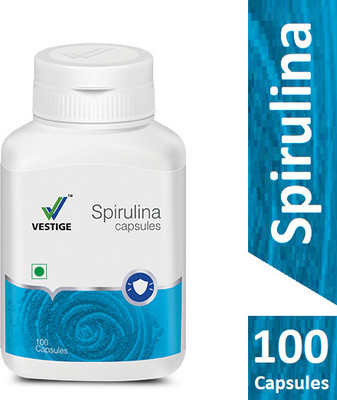 Vestige Spirulina (rich source of beta carotene, protein and antioxidants)(100 Capsules)