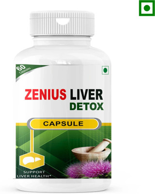 Zenius Liver Detox Supplement For Natural Detoxification Formula With Healthy Liver(60 Capsules)