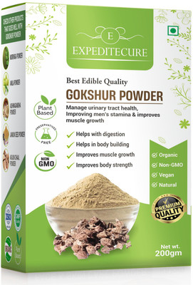 EXPEDITECURE Gokshura Powder For Men & Women | 100% Pure & Natural | Boost Energy & Strength(200 g)
