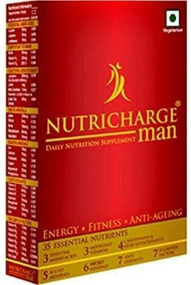 Nutricharge Daily health supplement for man pack of 1(30 No)