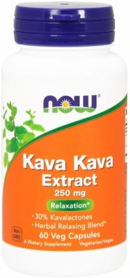 Now Foods Kava Kava Extract, 250 mg(60 Capsules)