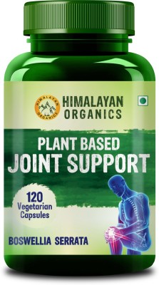 Himalayan Organics Plant Based Joint Support Supplement with Boswellia,Turmeric Joint Pain Supplement(120 No)
