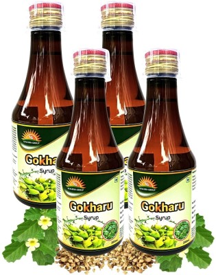 Sunchan Group Gokharu Syrup Gokshura Gokhru Tribulus terrestris Gokharu Syrup 800 ML Pack of 4(4 x 200 ml)