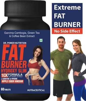 Dr Power Nutrition 10X Fat Burner Weight Loss slim Apple cider Garcinia green Tea Coffee tablet 60(60 Tablets)
