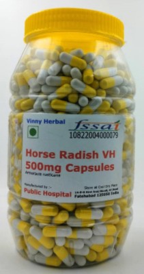 Vinny Herbal Horse Radish VH Herbal Supplement Capsules 1000 Caps Jar(1000 Capsules)