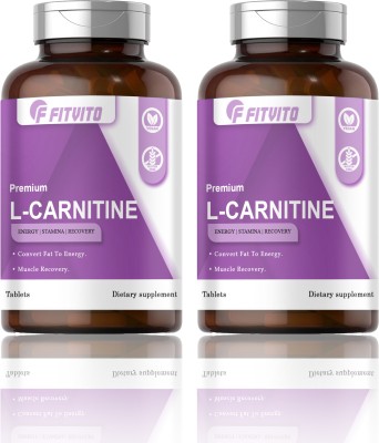 Fitvito L Carnitine L Tartrate - Fat Burner Tablets (D255)(2 x 60 Tablets)