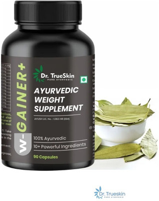 Dr. Trueskin W-Gainer+ Capsules Ayurvedic Nutrition Bulk(90 Capsules)