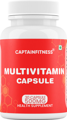 CaptainFitness Multivitamin Capsule | Vitamins - Minerals |Boosts Immunity & Overall Well Being(30 Capsules)