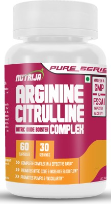 NutriJa L-Arginine and L-Citrulline Complex Capsules(60 Capsules)