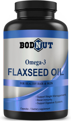 Bodnut Flaxseed extract Capsules Omega 3 (H102)(60 Capsules)