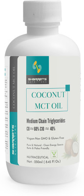 SHARRETS Vegan Coconut MCT oil - No Carbs Keto diet supplement(250 ml)