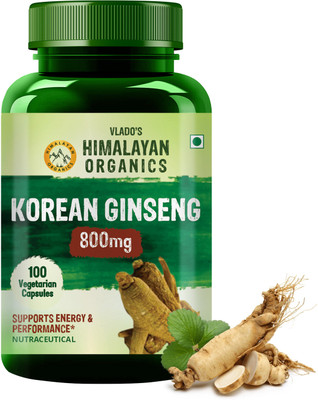 Vlado's Himalayan Organics Korean Red Ginseng 1000mg(100 No)