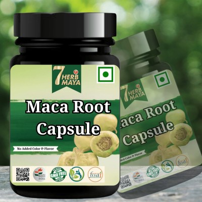 7Herbmaya Organics Maca Root Extract Capsule for Better Health & Daily Lifestyle(4 x 60 Capsules)
