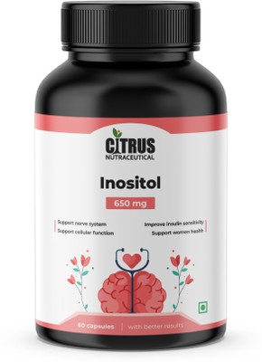 CITRUS NUTRACEUTICAL Inositol PCOS Healthy Nervous,Essential Supplement For Brain & Nerve System- 60(100 g)