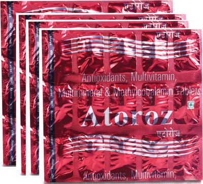 ATOROZ Multivitamin Tablets (Pack of 4)(4 x 15 Tablets)