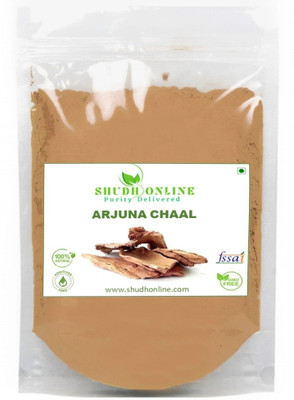 Shudh Online Arjun ki Chaal Powder, Arjuna Bark, Arjun Chal Tree Kwath, Arjuna Chettu Chhal(100 g)