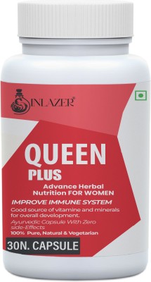 inlazer Queen Plus Health Immunity Energy Women Tablet _ Imroves Strength & Power(30 Capsules)