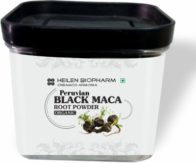 HEILEN BIOPHARM Black Maca Root Powder (200 gm / 7 oz / 0.44 lb)(200 g)