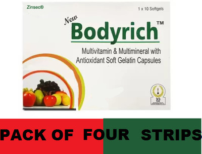 Zinsec ELDER LABS BODYRICH MULTIVITAMIN DIETARY SUPPLEMENT CAPS(4 x 10 Capsules)
