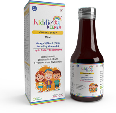 Kiddie Keeper Omega 3 Fish oil Syrup for Kids(200 ml)