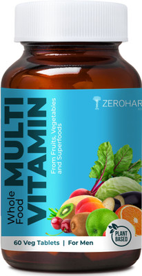 ZEROHARM Men Multivitamin & Multimineral with Iron, Magnesium, Zinc for immunity & Energy(60 Tablets)