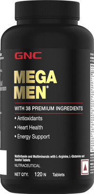 GNC Mega Men Multivitamin for Men(120 Tablets)