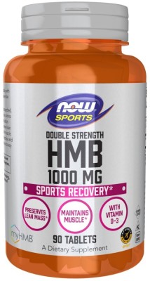 Now Foods HMB, Double Strength, 1,000 mg, 90 Tablets(90 Tablets)