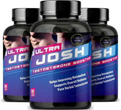 NutraFirst Ultra Josh Tablet for Men Testo Booster Strength and Stamina(3 x 30 Tablets)