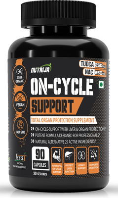 NutriJa On Cycle Support Supplement with TUDCA, Cordyceps Total Organ Protection(90 Capsules)
