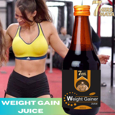 7Herbmaya Mass Gainer Juice/Weight Gain Juice/Mass Gain Juice/Body Building Juice(200 ml)