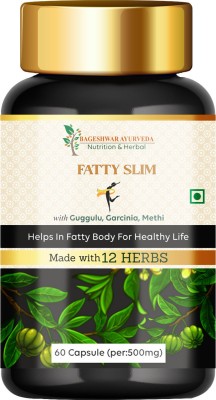 Bageshwar Ayurveda Fatty Slim I Helps in Lose Weight For Healthy & Fit Life(60 Capsules)