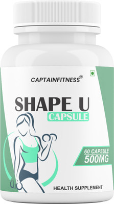 CaptainFitness Shape u Capsule For Fat Loss Supplement (40)(2 x 30 Capsules)