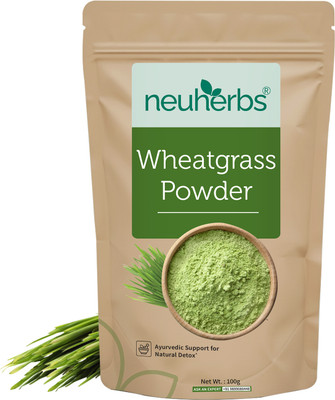Neuherbs Organic Wheatgrass Powder | Ayurvedic Support For Natural Detox |No Additives(100 g)
