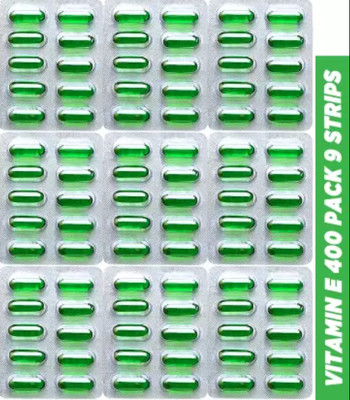 PHARMAZAIN LIFE SCIENCES Vitamin E capsule for Face Pimple Glowing Skin & hair care(90 No)
