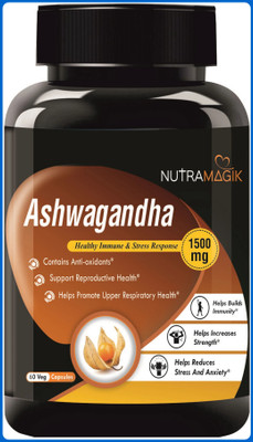 nutramagik Herbal Supplement: Ashwagandha Root Extract-1500mg(Pack of 1)(60 No)