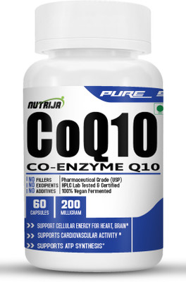 NutriJa Coenzyme Q10 CoQ10 200mg -(60 Capsules)
